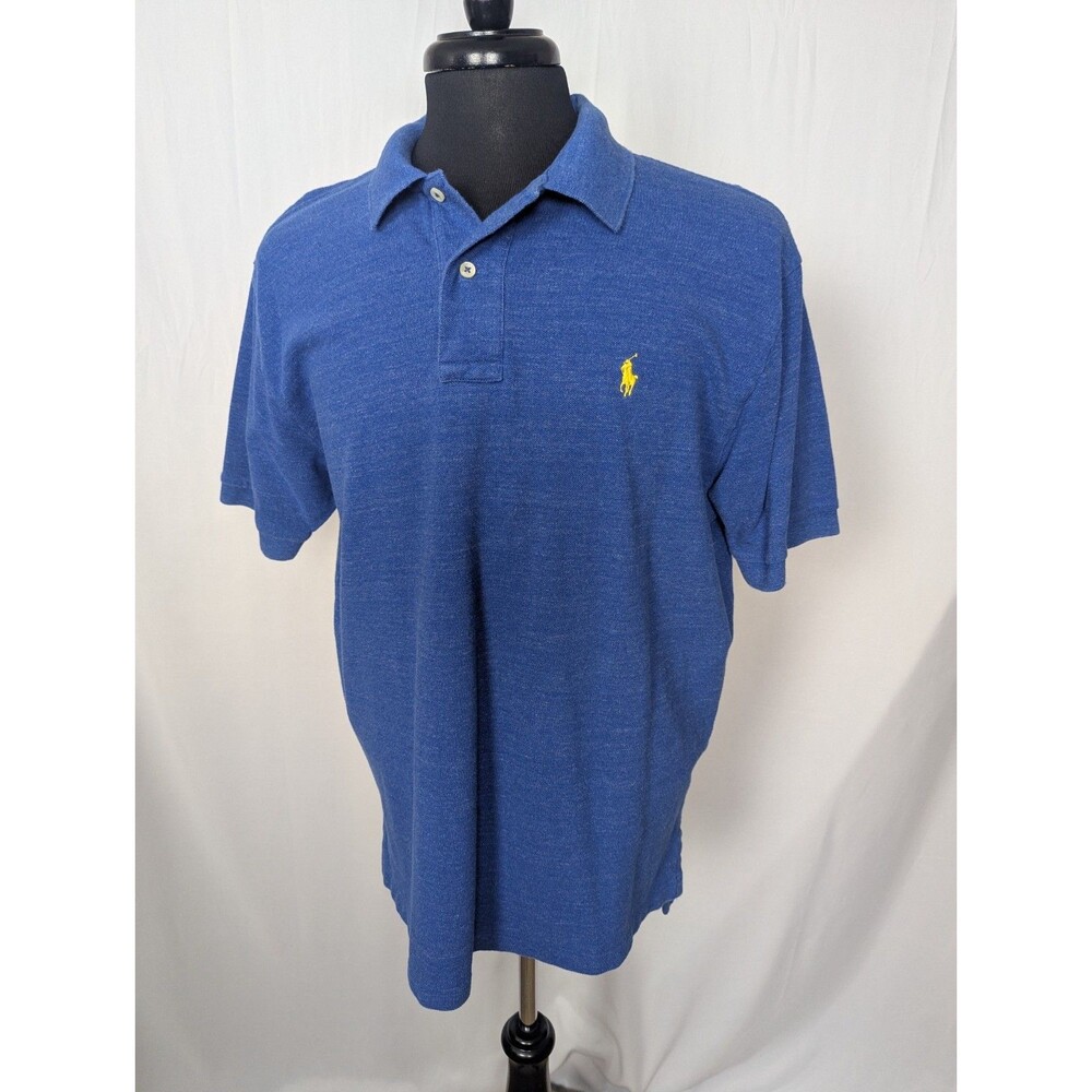 Polo Ralph Lauren Men’s Blue Short Sleeve Classic Fit Cotton Polo XL
